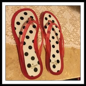 Kate Spade Janela Polka Dot Flip Flops